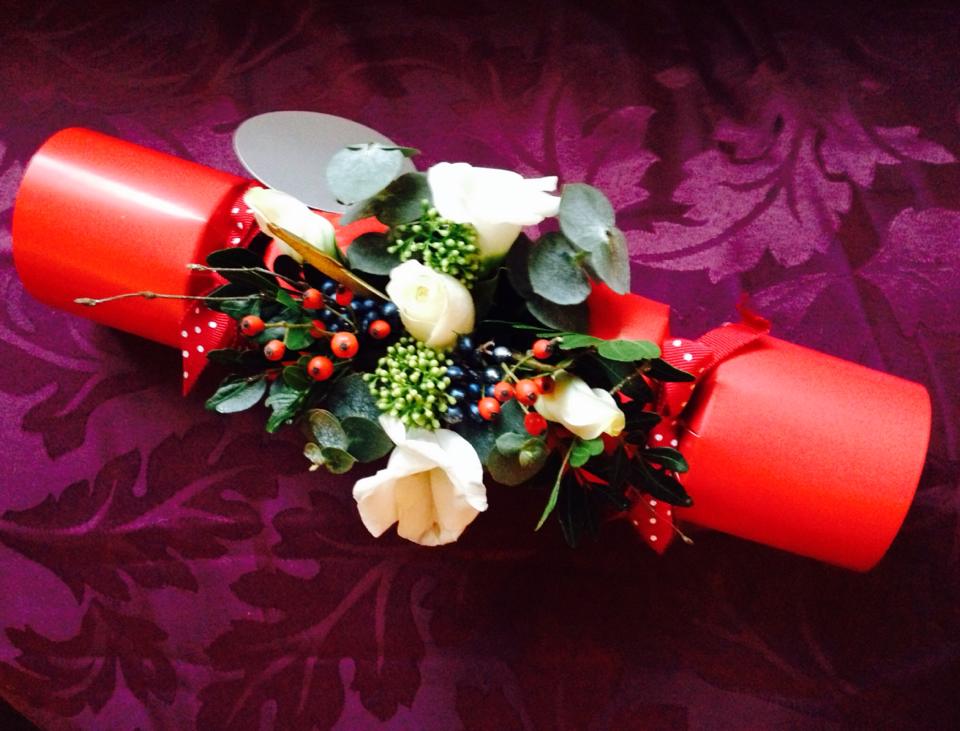 Live wrapping with champagne